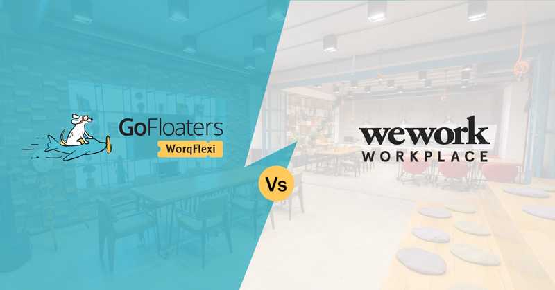 GoFloaters WorqFlexi Vs WeWork Workplace