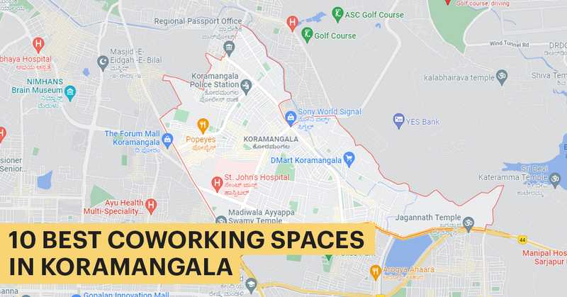 Excellent co-working spaces to work from in and around Koramangala [Feb 2022]