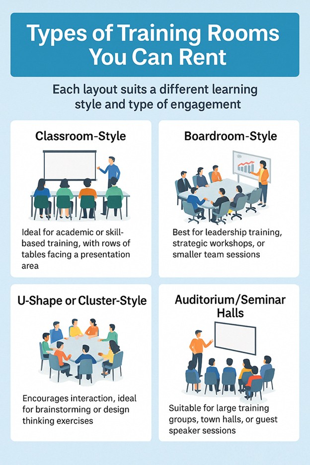 Types of Training Rooms You Can Rent