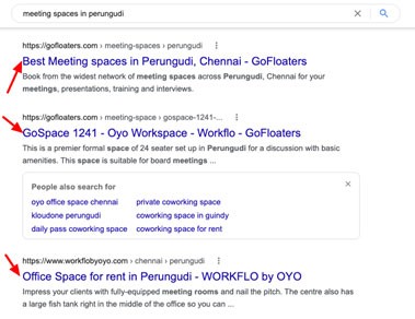 Describe your space really well